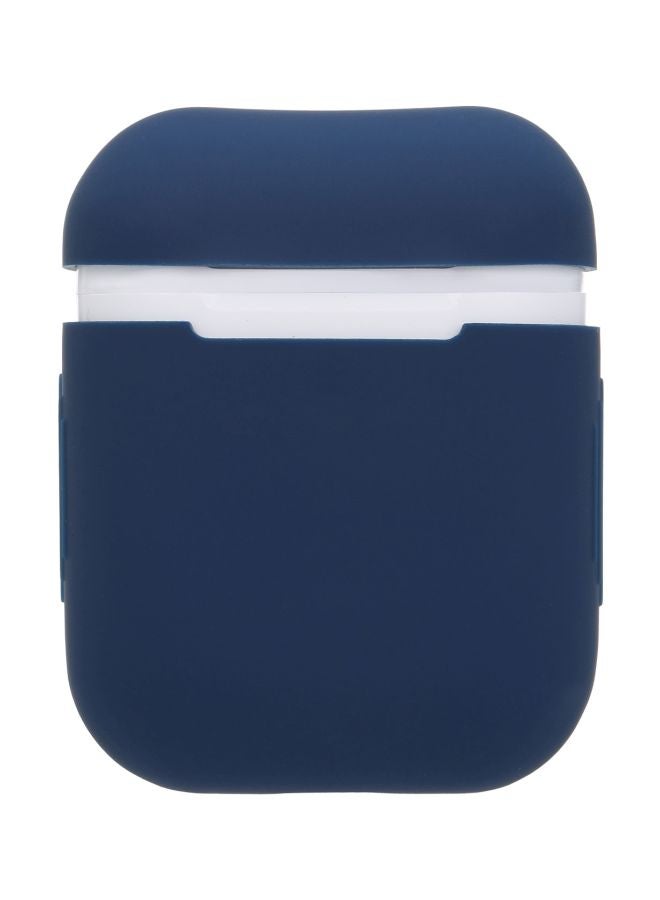Generic - 4-In-1 Protective Cover For Apple AirPods With Accessories Blue - Image 1