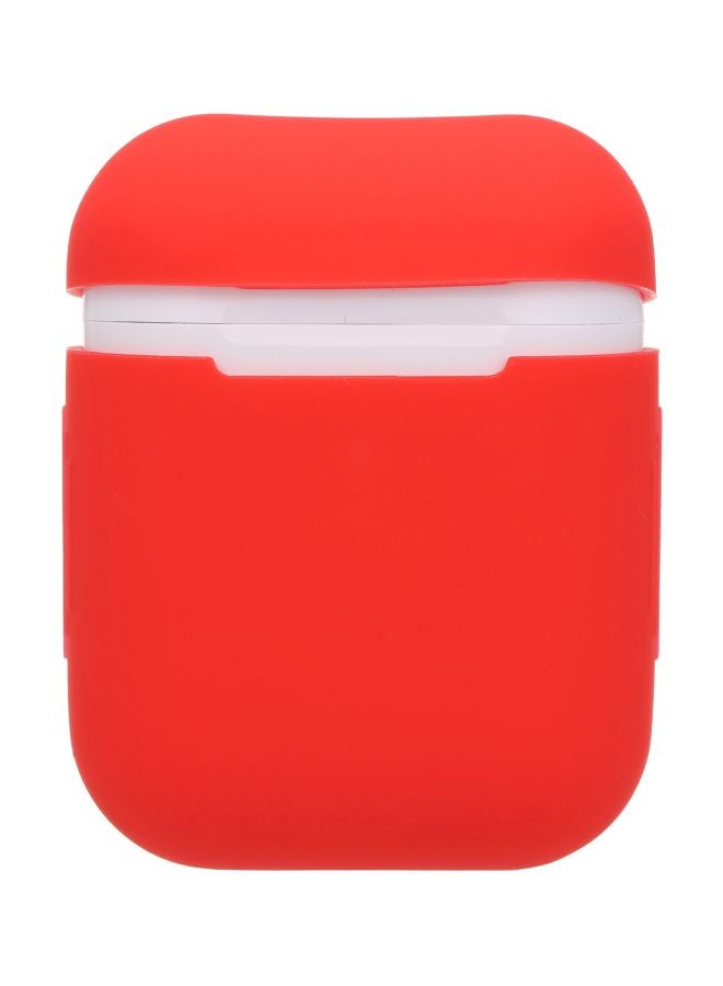 Generic - 4-In-1 Protective Cover For Apple AirPods With Accessories Red - Image 1