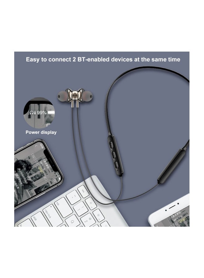 Generic Bluetooth Stereo In-Ear Earphones Black  - Image 3
