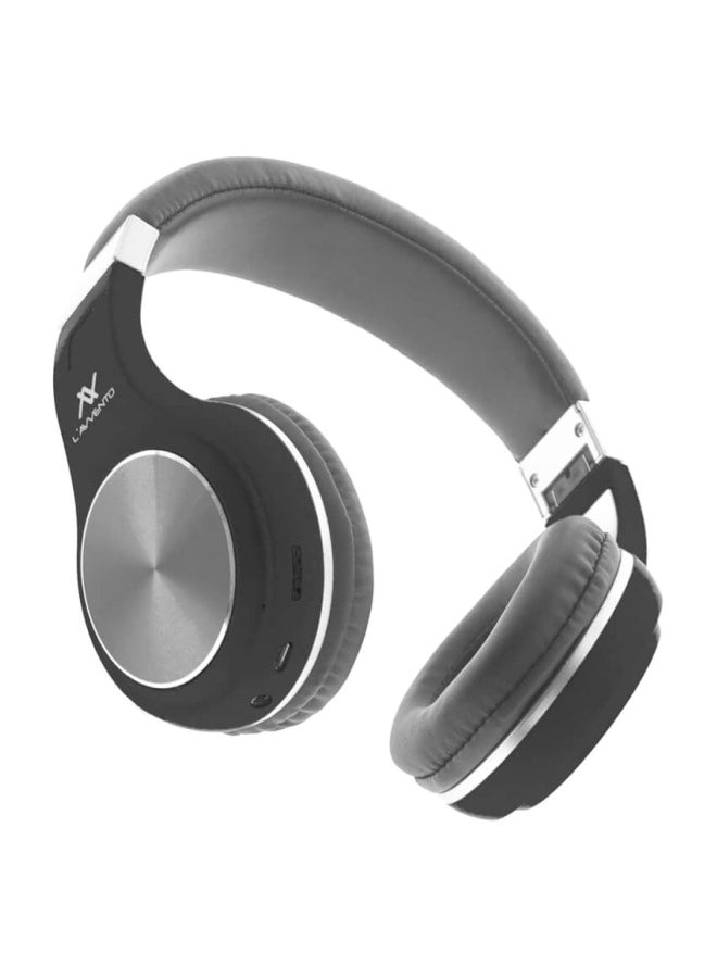 L'avvento Folding Bluetooth Over-Ear Headphones With Mic Black - Image 3