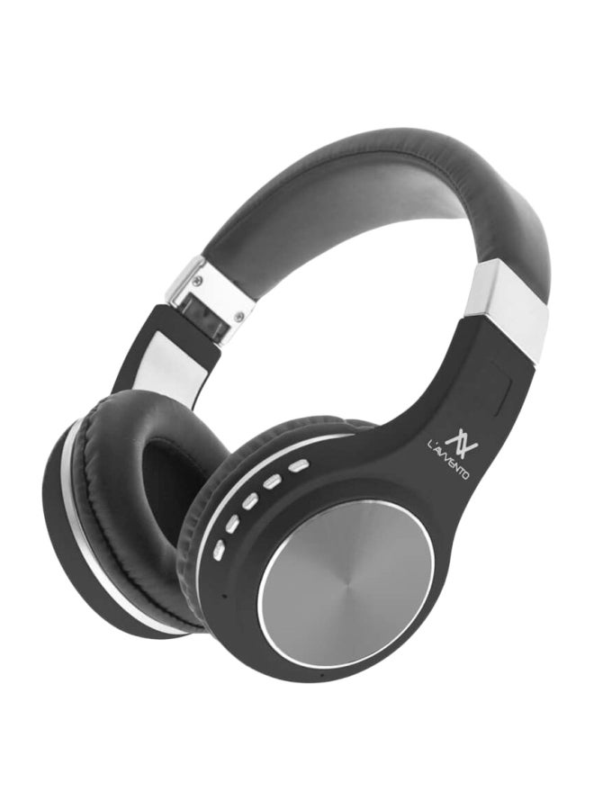 L'avvento Folding Bluetooth Over-Ear Headphones With Mic Black - Image 1