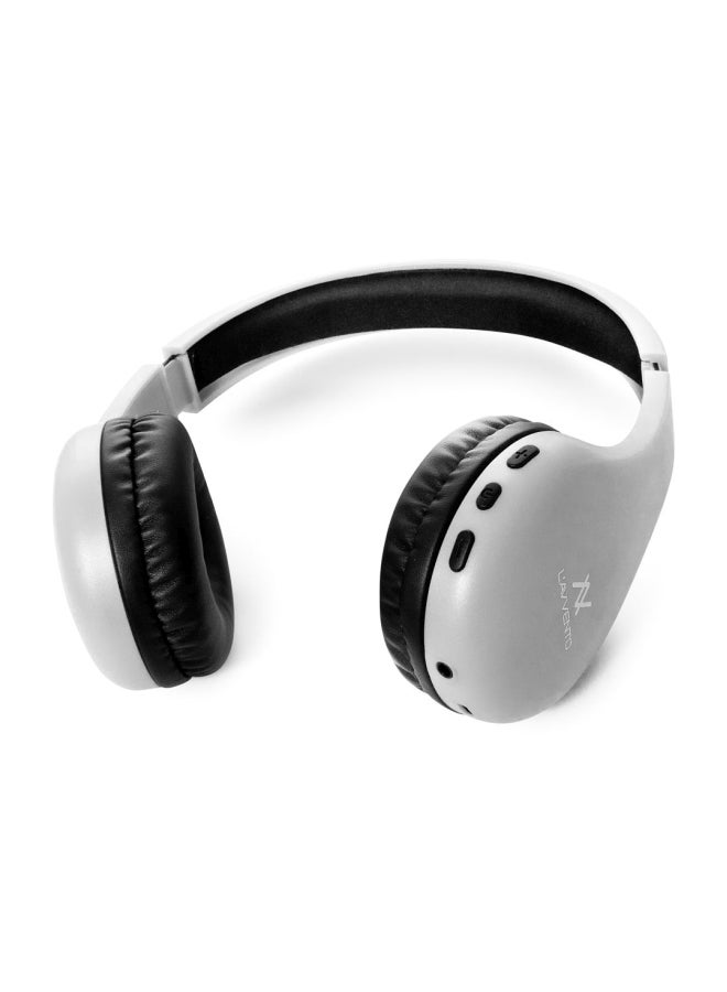 L'avvento Bluetooth Over-Ear Headphones With Microphone White - Image 2
