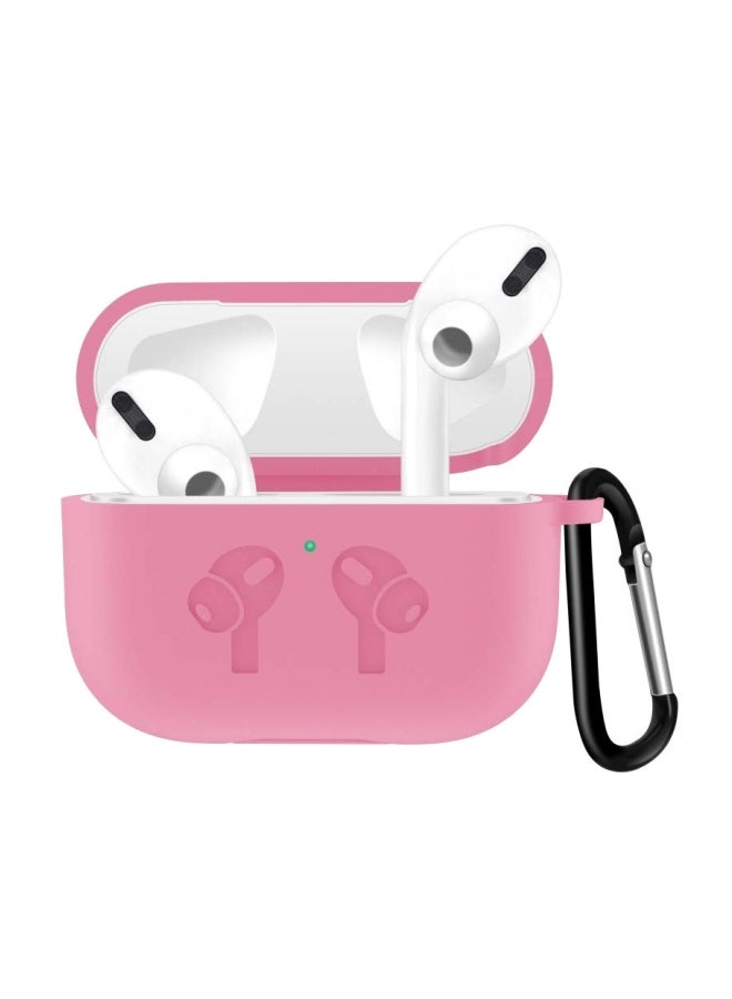 Generic - Silicone Wireless Charging Case Cover For Earbuds Pink - Image 1