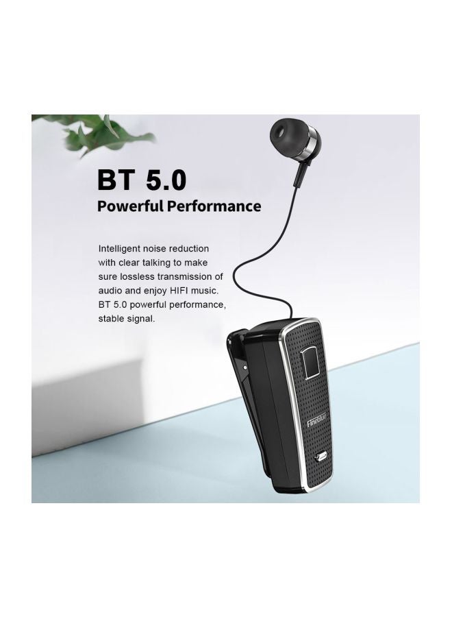 فاينبلو سماعة أذن لاسلكية F970 برو أسود/ فضي  - Image 3