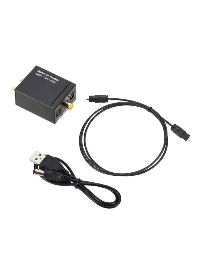 Digital To Analog Audio Converter Black