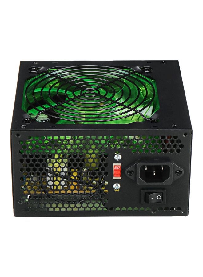 Generic 120MM Power-Supply With LEDs Fan Computer Black  - Image 1