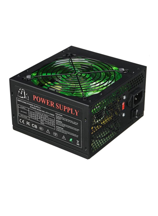 Generic 120MM Power-Supply With LEDs Fan Computer Black  - Image 3