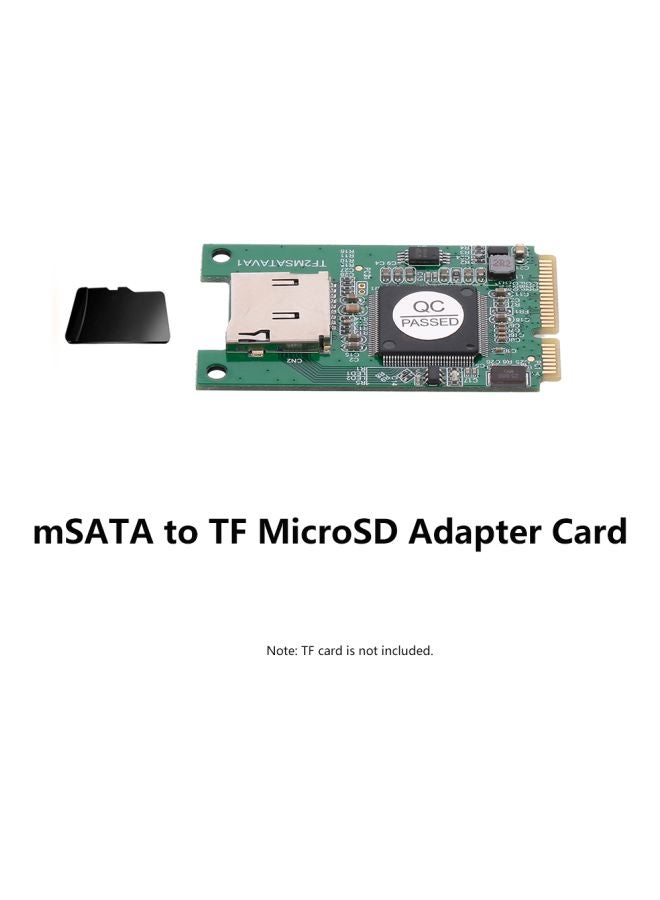 ماركة غير محددة بطاقة محول mSATA إلى ‎TF MicroSD‎ أخضر  - Image 5