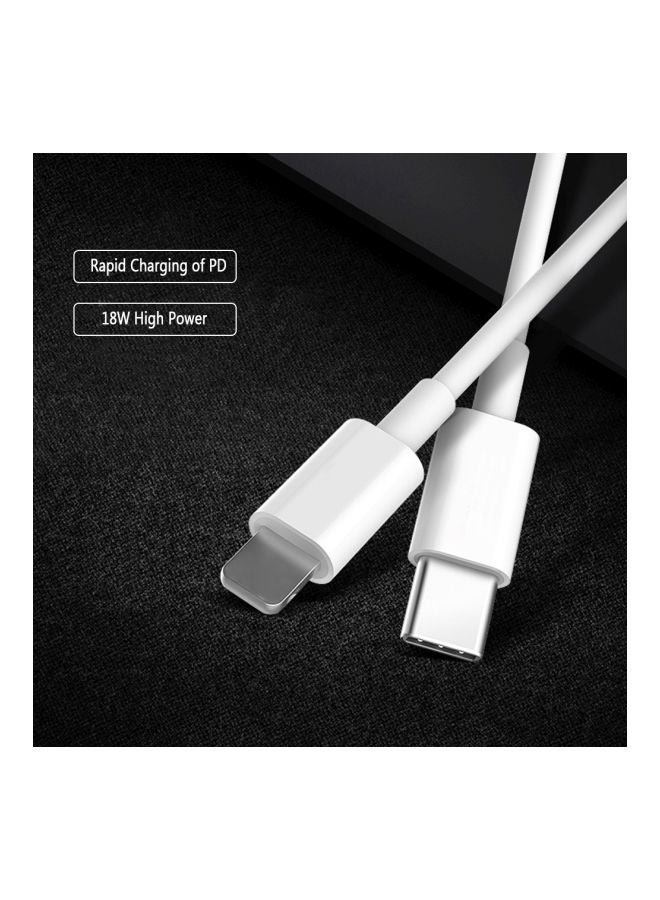 USB Type-C To USB Data Cable White - Image 2