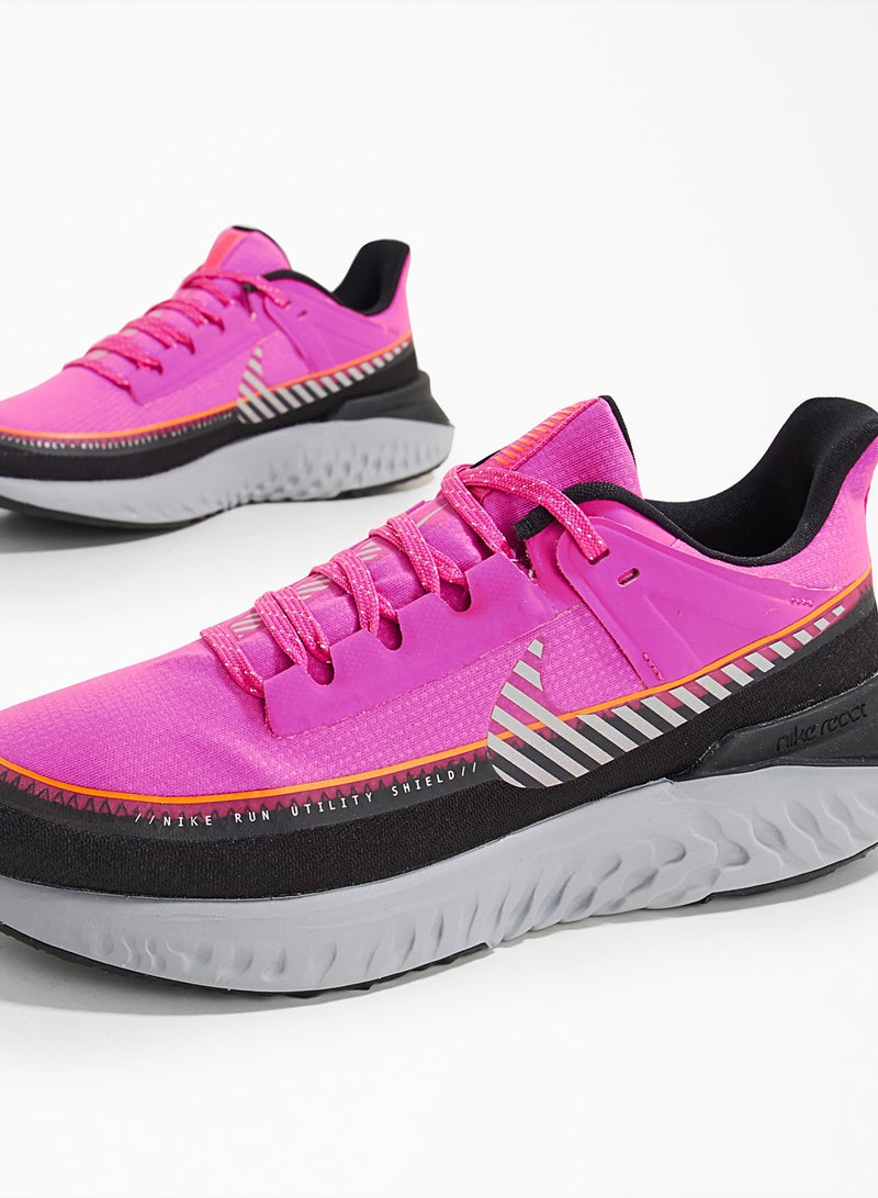 Nike - Legend React 2 Shield Running Shoes Pink - Image 1