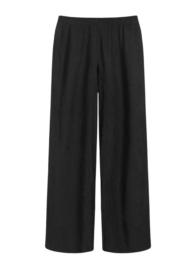 High Waist Casual Pants Black - Image 3