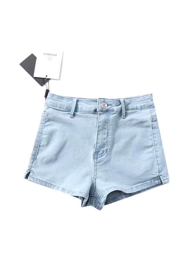 Denim Shorts Light Blue - Image 1