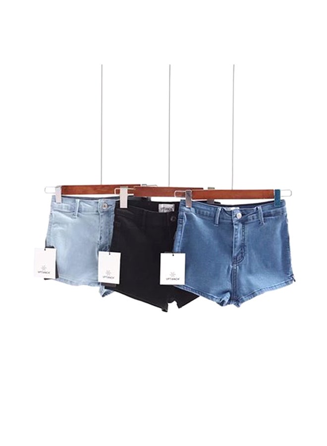 Denim Shorts Light Blue - Image 2