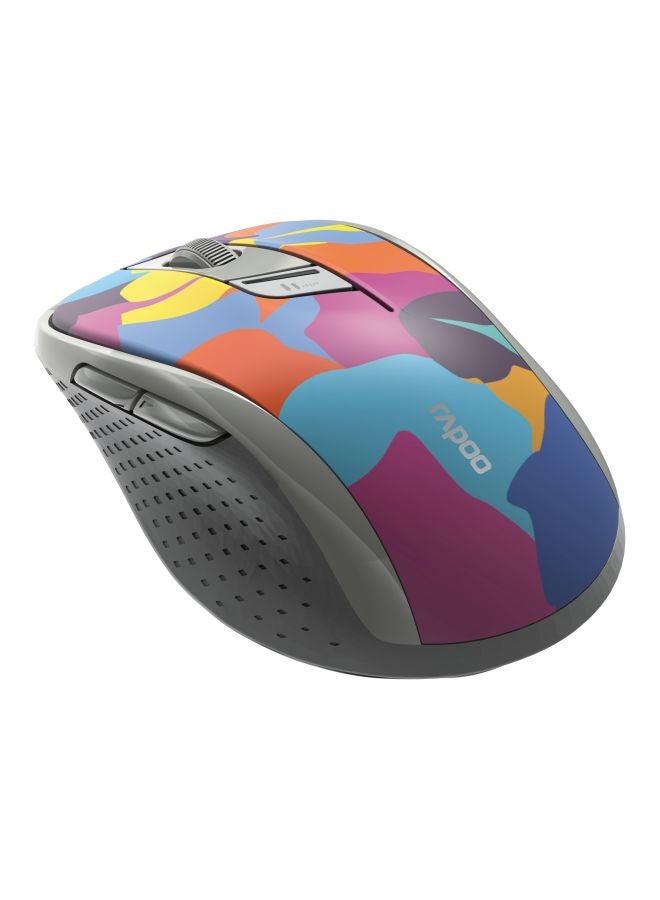 Rapoo - Multi Mode Wireless Mouse Purple/Blue/Grey - Image 1