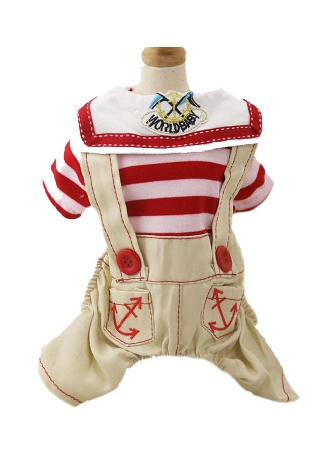 Spring And Summer Clothing Beige/Red/White