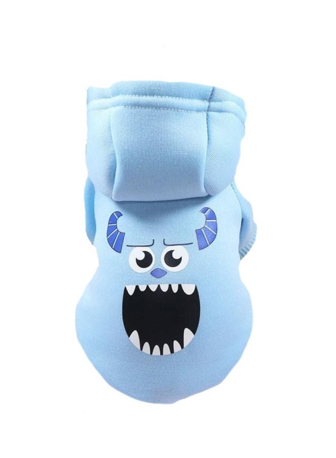 Hooded Sweater Blue/Black/White - Image 1