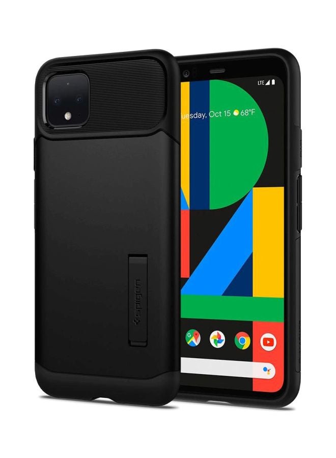 Spigen Slim Armor Case Cover For Google Pixel 4 Black - Image 4