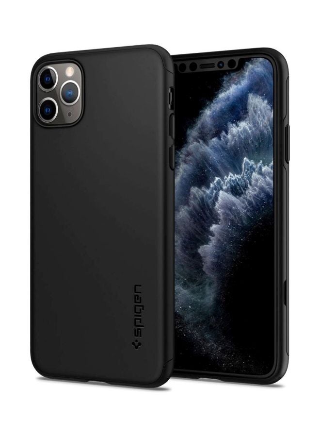 Spigen Thin Fit Classic Case Cover For Apple iPhone 11 Pro Max Black - Image 2