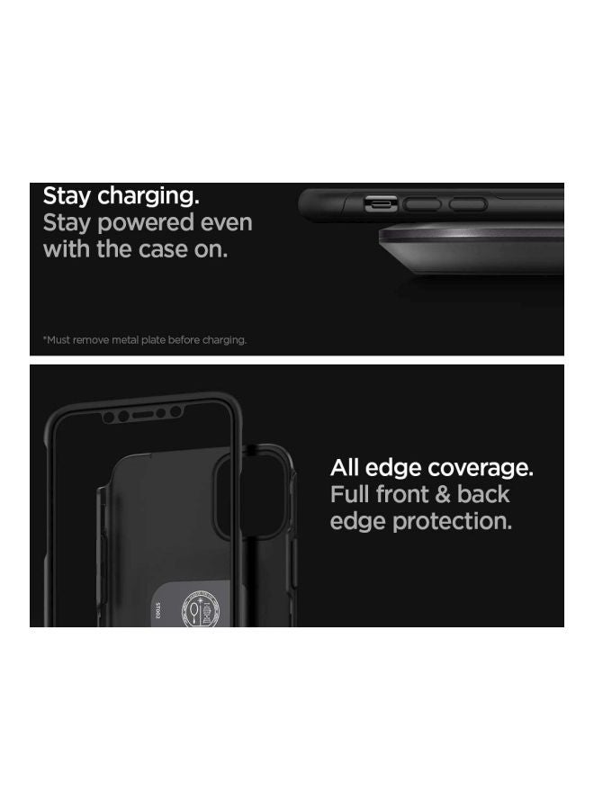 Spigen Thin Fit Classic Case Cover For Apple iPhone 11 Pro Max Black - Image 3