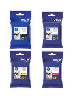 4-Piece Ink Toner For Ink-benefit Printers MFC-J2330DW/MFC-J2730DW/MFC-J3530DW/MFC-J3930DW Black/Cyan/Yellow
