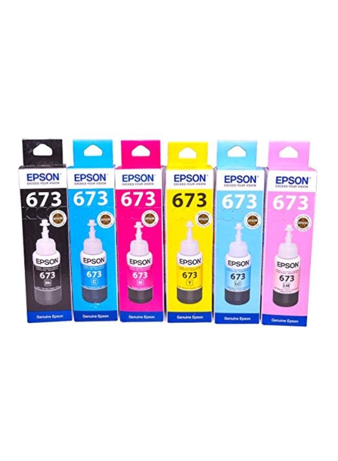 EPSON - 6-Piece Ink Set Multicolour - Image 1