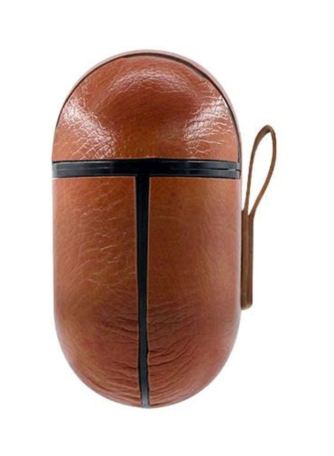 AMERTEER - Protective Case Cover For Apple AirPods Pro Brown/White - Image 1
