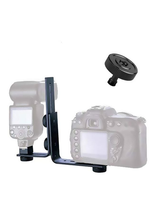 صن شاين طقم براغي لتثبيت رف مزدوج على شكل حرف L مكون من 4 قطع أسود - Image 5