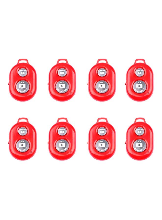 Sunshine 8-Piece Bluetooth Shutter Remote Control For Samsung Red - Image 1