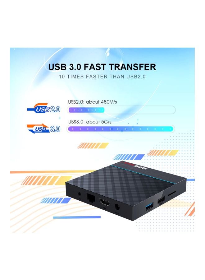 T95 Max Plus Set Top Box With Remote V6994UK-32G Black - Image 2