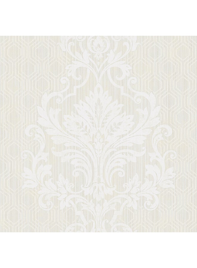 ZINC Modern Pattern Decorative Wallpaper Beige 0.53X10.05meter