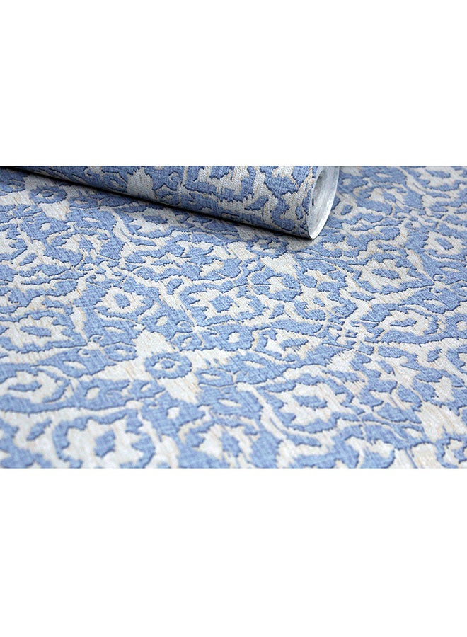 Waterproof Decorative Modern Pattern Wallpaper Blue 0.53X10.05meter 