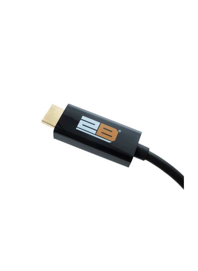 2B Display Port To HDMI Cable Black/Blue - Image 2