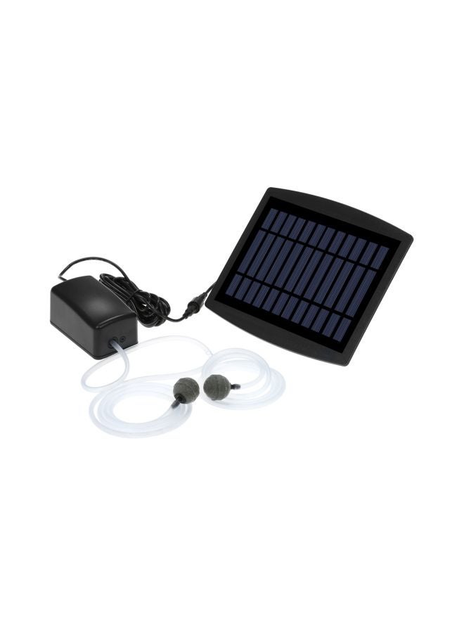 Generic Solar Powered Pond Aerator Air Pump Black/White  - Image 2
