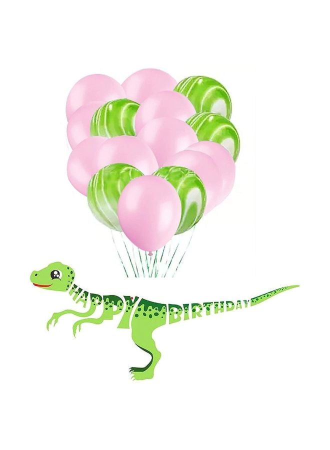 Gulfdealz - Happy Birthday Printed Banner With Balloon 22599 - Image 1
