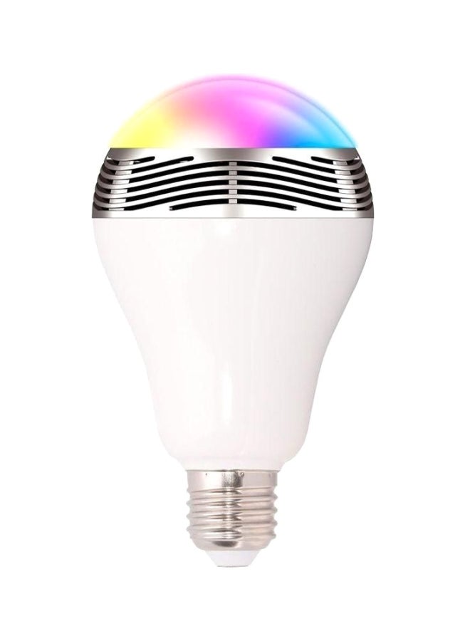 LED Light Bulb Bluetooth Speaker White - Image 1