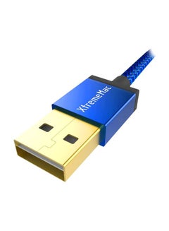 XtremeMac Reversible Micro USB Cable Blue  - Image 3