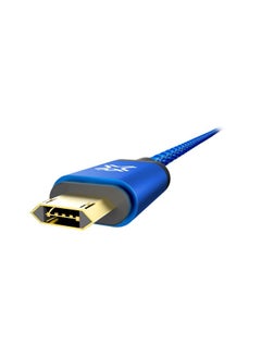 XtremeMac Reversible Micro USB Cable Blue  - Image 4