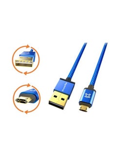 XtremeMac Reversible Micro USB Cable Blue  - Image 5