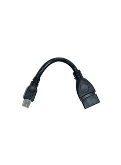 2B Micro USB 5 Pin To USB A Female Adapter Connector Black  - Image 2