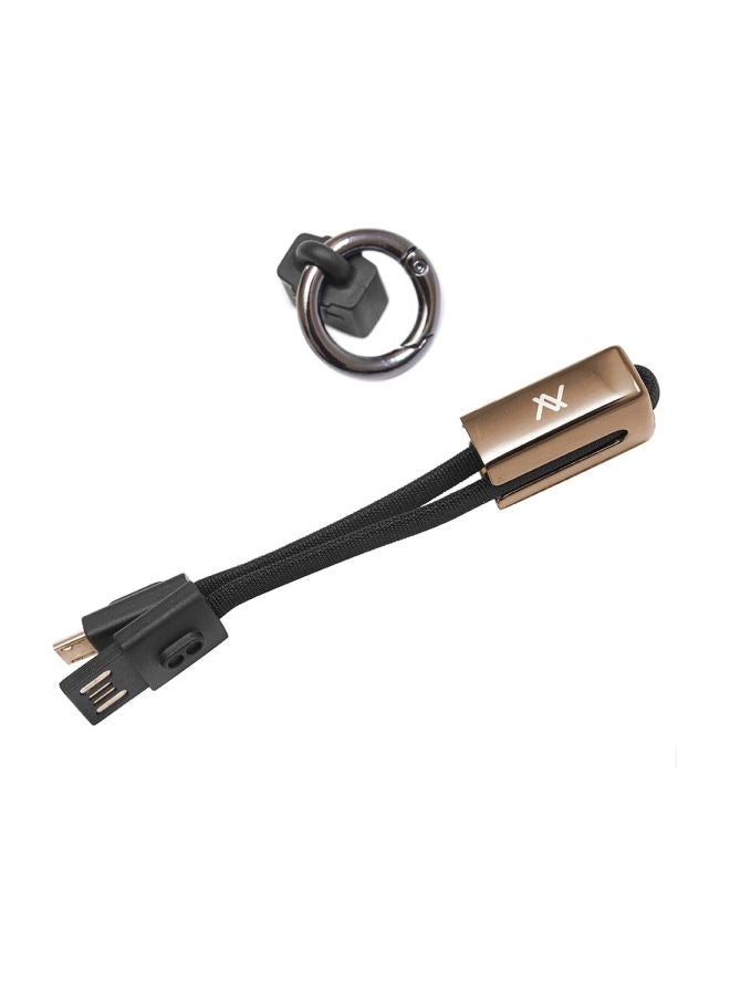 L'avvento USB To Micro USB Key Cable Black - Image 1