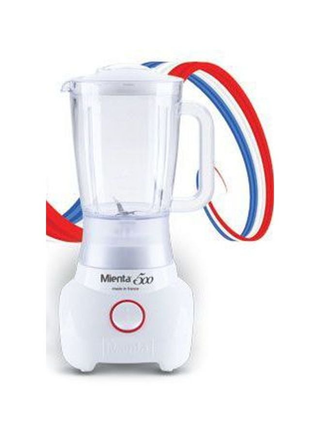 Mienta - Jug Blender With Grinder And Mill 1.5 L 500.0 W BL1251A White - Image 1
