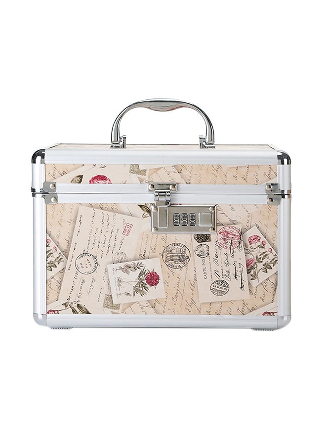 حقيبة مستحضرات تجميل عصرية بسعة كبيرة متعدد الألوان