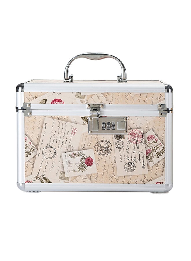 حقيبة مستحضرات تجميل عصرية بسعة كبيرة متعدد الألوان