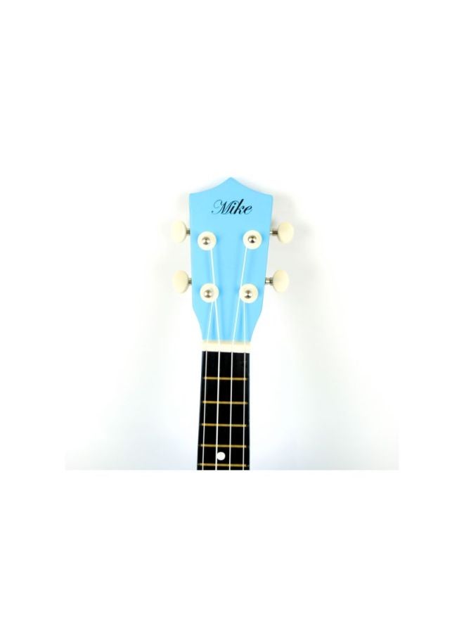MIKE Ukulele With Bag And Strap 21 Inch Blue - Image 4