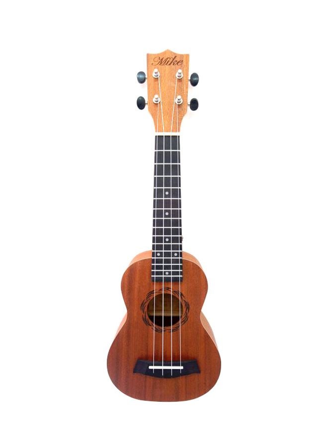 MIKE Ukulele Hawaii Guitar Musical Instrument With Bag And Strap 21 Inch Multicolour - Image 1