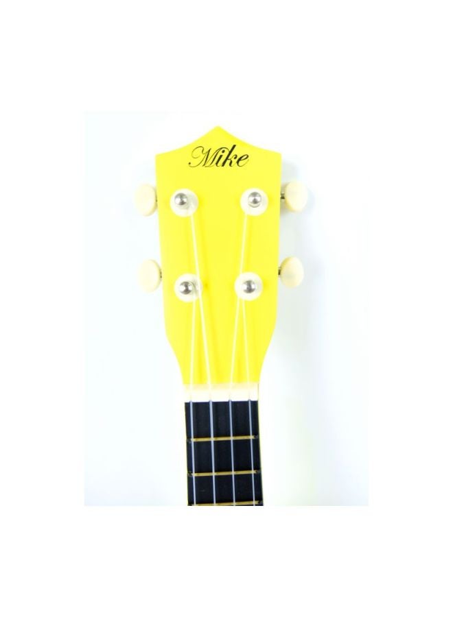 MIKE Ukulele With Bag And Strap 21 Inch Yellow - Image 4