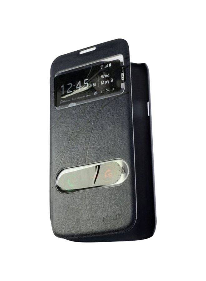 Oscar - Flip Cover For Apple iPhone 5S Black - Image 1