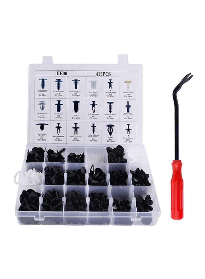 Generic Pack Of 415 Fastener Bumper Fixing Clips For Ford And Chevrolet  - Image 1