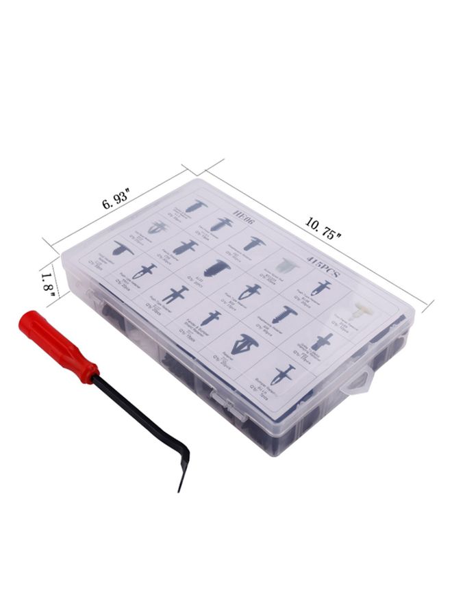 Generic Pack Of 415 Fastener Bumper Fixing Clips For Ford And Chevrolet  - Image 3