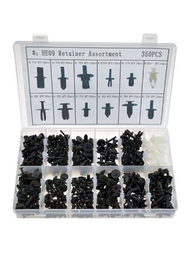 Generic - 350-Piece Car Auto Fastener Kit With Fixing Clip Rivet - Image 1